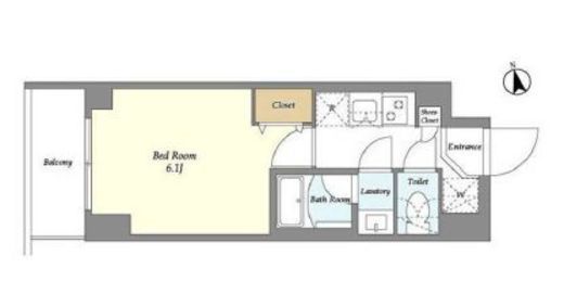 Augusta Residence大森　604号室　間取り