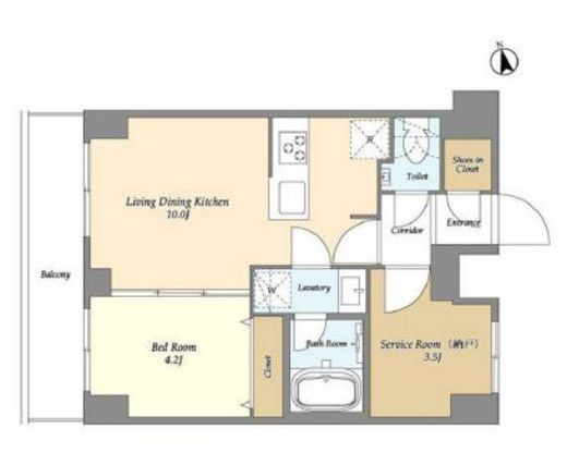 Augusta Residence大森　703号室　間取り