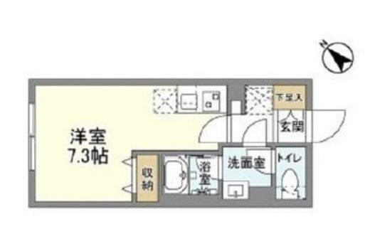 ウェルスクエア武蔵小山Ⅱ　404号室　間取り