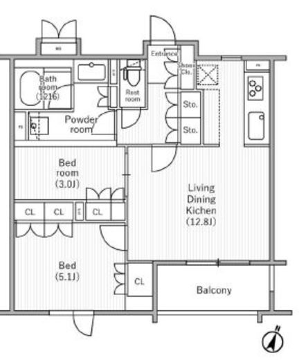 nido SAKURAGAOKA　104号室　間取り