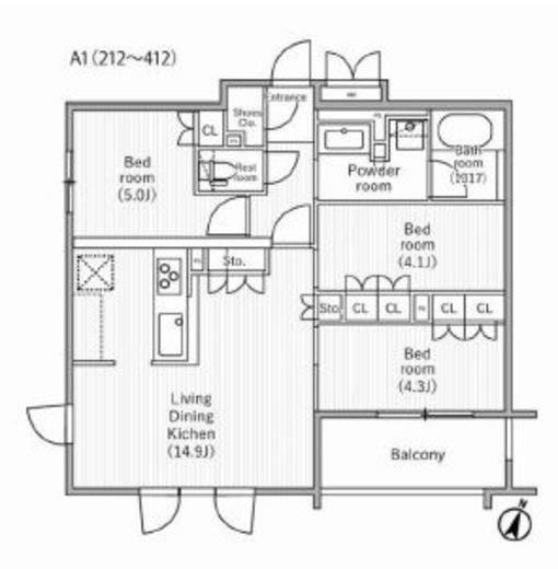 nido SAKURAGAOKA　112号室　間取り