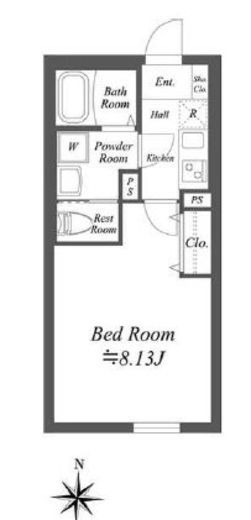 SOLASIAresidence世田谷代田　103号室　間取り