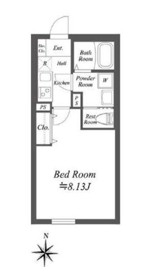 SOLASIAresidence世田谷代田　302号室　間取り