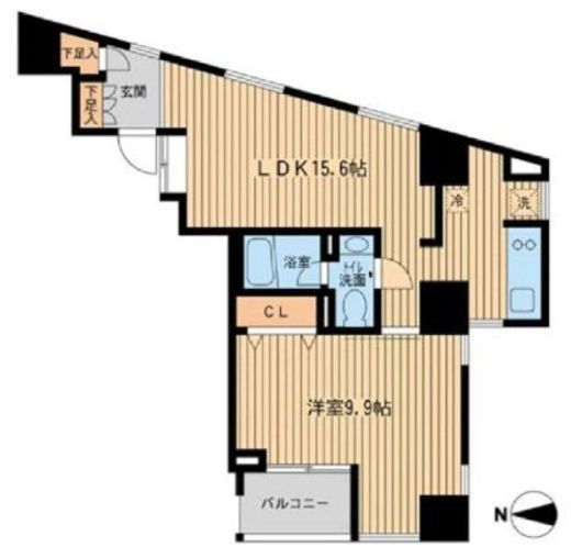 ウィルテラス千歳烏山　506号室　間取り