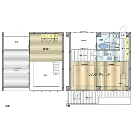 クイズ恵比寿　907号室　間取り