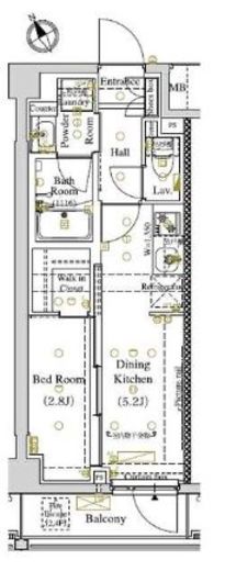 ARKMARK東大井 (アークマーク東大井)　302号室　間取り