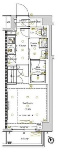 ARKMARK東大井 (アークマーク東大井)　310号室　間取り