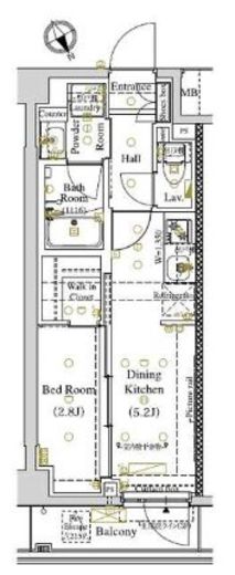 ARKMARK東大井 (アークマーク東大井)　311号室　間取り