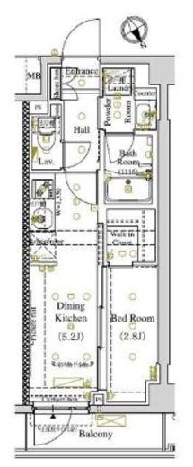 ARKMARK東大井 (アークマーク東大井)　312号室　間取り