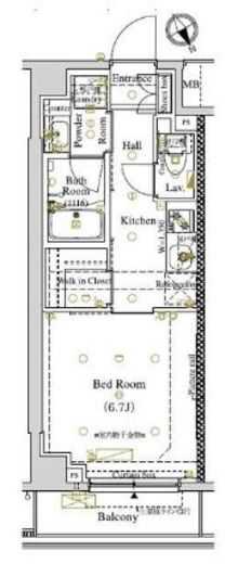 ARKMARK東大井 (アークマーク東大井)　313号室　間取り