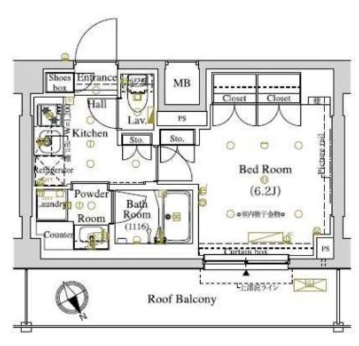 ARKMARK東大井 (アークマーク東大井)　408号室　間取り
