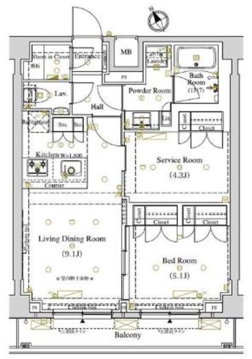 ARKMARK東大井 (アークマーク東大井)　502号室　間取り