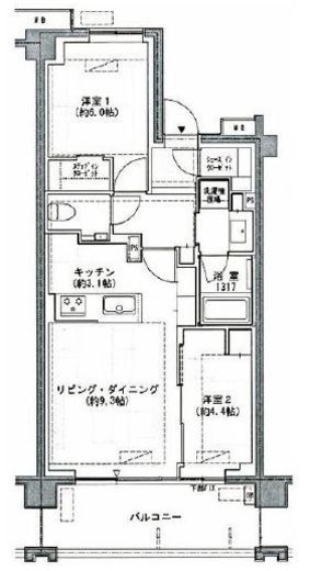 アトラスシティ千歳烏山グランスイート風ノ棟　227号室　間取り