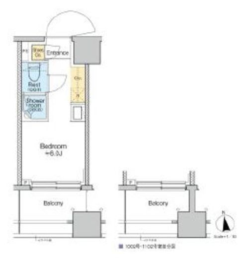 TOMORE品川中延　302号室　間取り