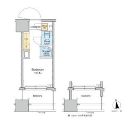TOMORE品川中延　203号室　間取り