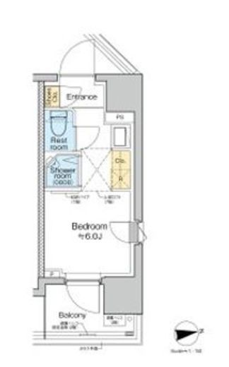 TOMORE品川中延　911号室　間取り