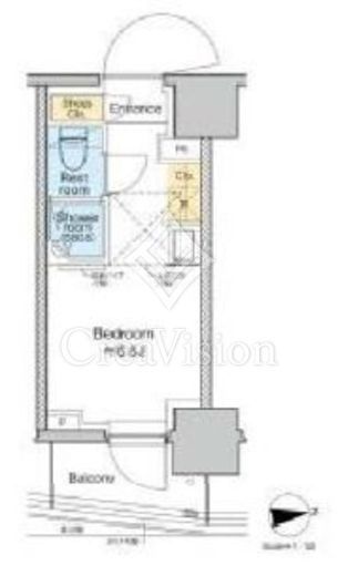 TOMORE品川中延　410号室　間取り