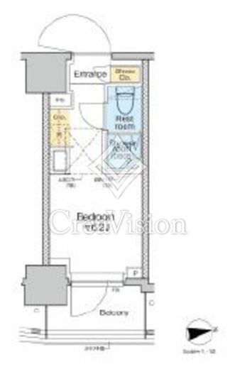 TOMORE品川中延　809号室　間取り