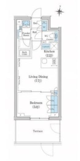 スタイリオ池上SOUTH　303号室　間取り