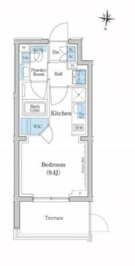 スタイリオ池上SOUTH　309号室　間取り
