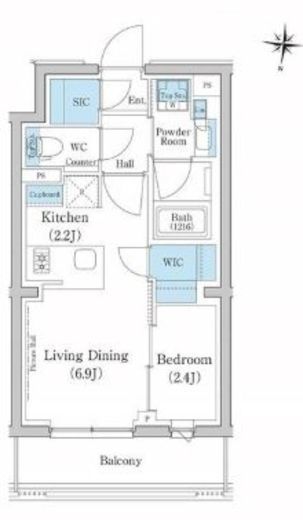 スタイリオ池上SOUTH　310号室　間取り