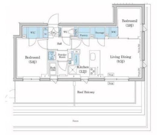 スタイリオ池上SOUTH　409号室　間取り