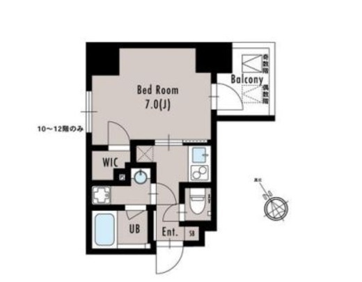 アルティザ五反田　601号室　間取り