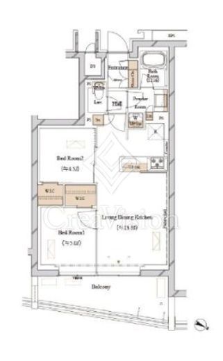 ブランシエスタ目黒中央町　213号室　間取り