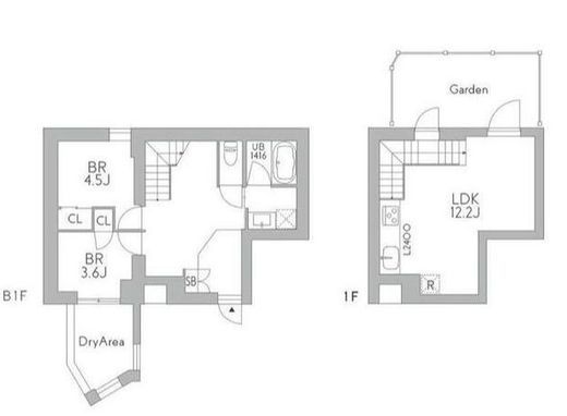 GranDuo梅ヶ丘　103号室　間取り
