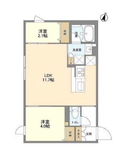 ウェルスクエア駒場東大前　301号室　間取り