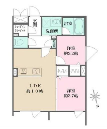 アトリオフラッツ三軒茶屋North　201号室　間取り