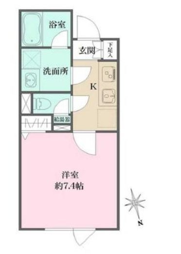 アトリオフラッツ三軒茶屋North　304号室　間取り