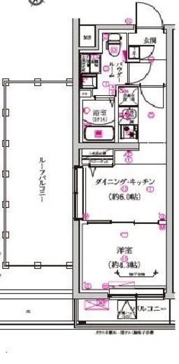 レガリス武蔵小山　305号室　間取り