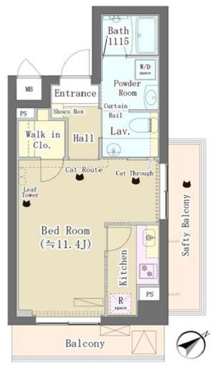 Maison de Takaya　306号室　間取り