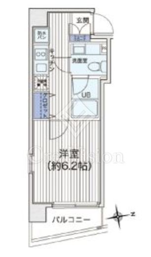 ライブコート大鳥居　306号室　間取り