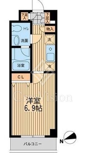 ライブコート大鳥居　310号室　間取り