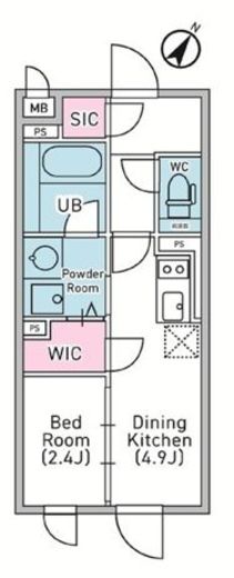 デュオメゾン渋谷松濤　203号室　間取り