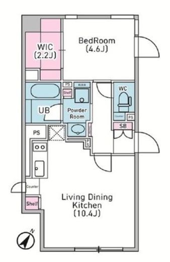 デュオメゾン渋谷松濤　204号室　間取り