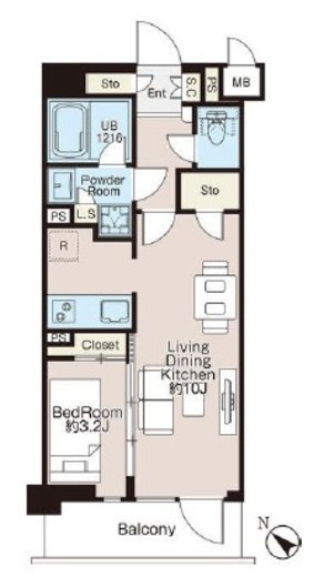 CREATIF三軒茶屋　413号室　間取り