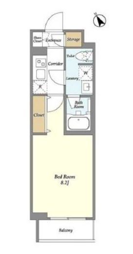 EsTRUTH MAGOME (エストゥルース馬込)　105号室　間取り