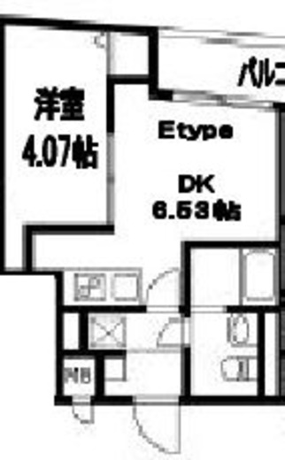 U Residence武蔵小山　205号室　間取り