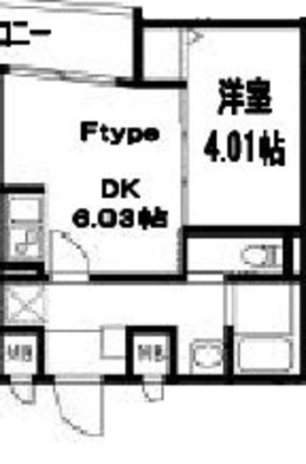 U Residence武蔵小山　206号室　間取り