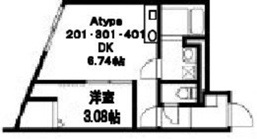 U Residence武蔵小山　301号室　間取り