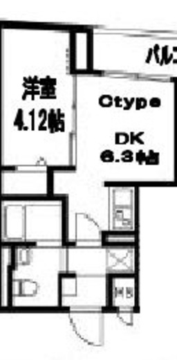 U Residence武蔵小山　303号室　間取り