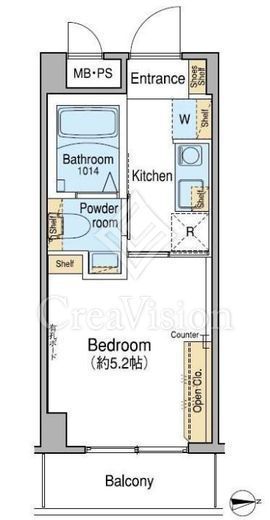 Fuu Oimachi by LATIERRA　　602号室　間取り