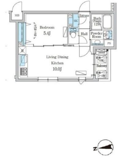 デュオフラッツ千歳船橋　304号室　間取り