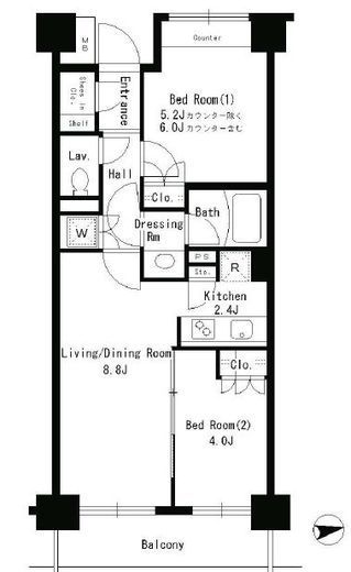 パークアクシス文京ステージ　315号室　間取り