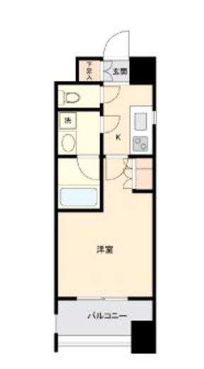 ドゥーエ茗荷谷　601号室　間取り