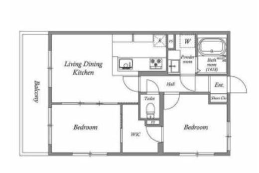 オーパスホームズ白山　308号室　間取り