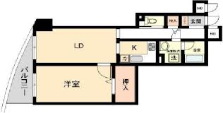 オーパスホームズ白山　402号室　間取り